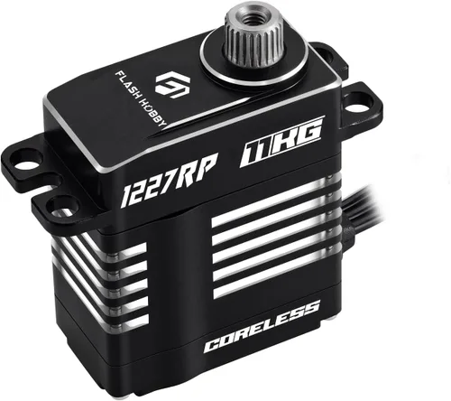 Miniatura 2 de FLASH HOBBY CLS1227RP 8.4V 24.3 lbs Coreless Digital Micro Servo para scx24 servo 1/18 RC Car Crawler Upgrade
