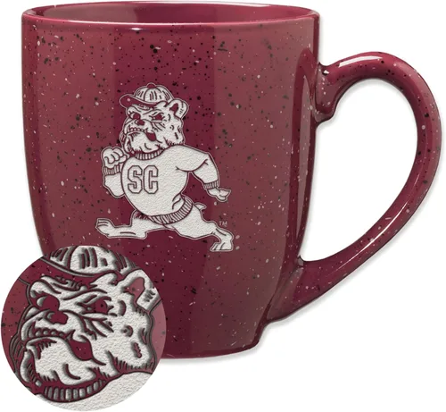 Miniatura 305 de Rico Industries NCAA Virginia Tech Hokies Maroon - Taza de café de cerámica grabada con láser, color del equipo, 16 onzas