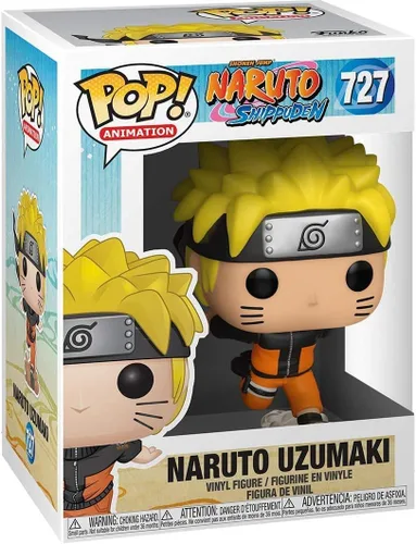 Miniatura 6 de POP Naruto Shippuden - Figura de vinilo de Funko de Naruto Uzumaki (Running) (incluye funda protectora de caja compatible), multicolor, 3.75 pulgadas