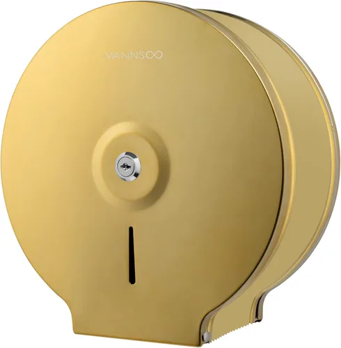Miniatura 9 de Dispensador Comercial de Papel Higiénico Jumbo, Soporte de Pared de Acero Inoxidable para Rollos de 9 Pulgadas, Dispensador de Papel Higiénico