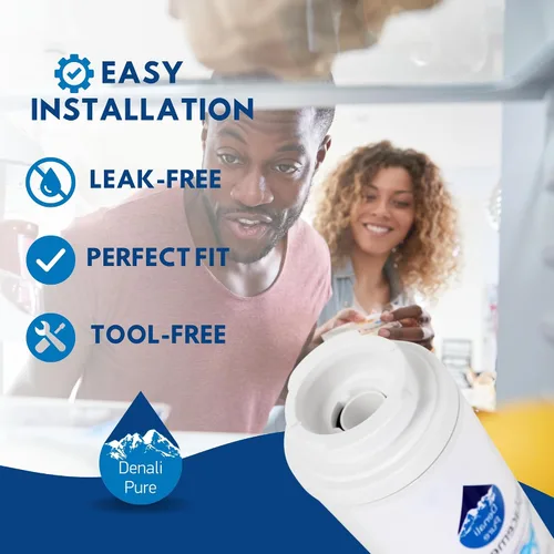 Miniatura 6 de Filtro de agua de repuesto para refrigerador Amana DRS2660BW - Compatible con cartucho de filtro de agua para refrigerador Amana UKF8001AXX