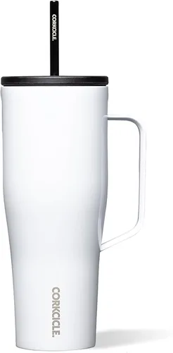 Miniatura 18 de Corkcicle Cold Cup XL - Vaso aislado con asa – Mantiene las bebidas frías 12 horas – Triple aislamiento – Tapa a prueba de derrames – Regalo de Café