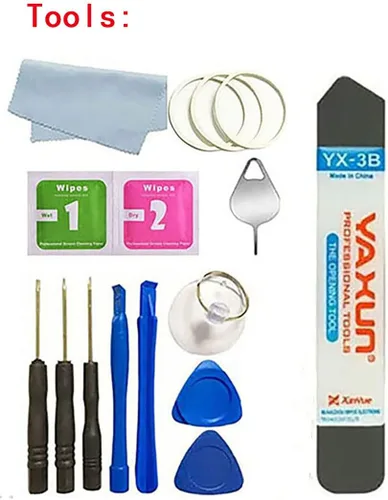 Miniatura 6 de Carcasa trasera de vidrio para Samsung Galaxy S23 Ultra 5G, con cintas preinstaladas (no apto para S23 / S23+ Plus) (crema)