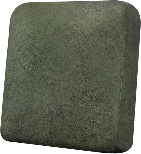 Miniatura 18 de Funda de cojín para sofá con aspecto de cuero, 1 unidad, elástica, para sala de estar, funda de cojín individual para sofá, protector de asiento