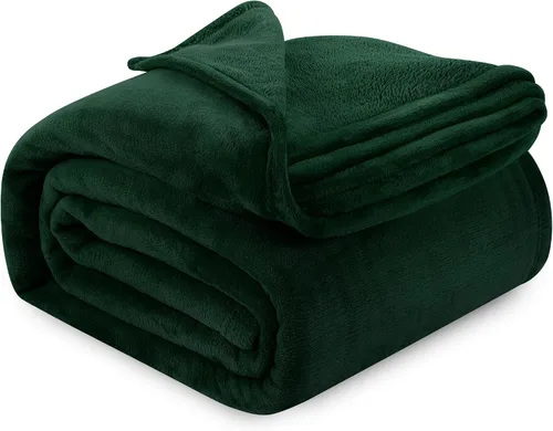 Miniatura 49 de Utopia Bedding Manta de forro polar negro, tamaño individual, ligera, mullida, suave, antiestática de microfibra (60 x 80 pulgadas)