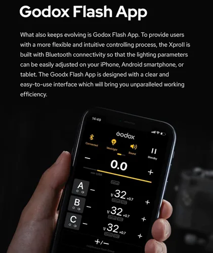 Miniatura 5 de Godox XproII-S TTL 2.4G Sincronización inalámbrica de alta velocidad 1/8000s, 11 funciones personalizables, 5 botones de grupo, 4 botones de función