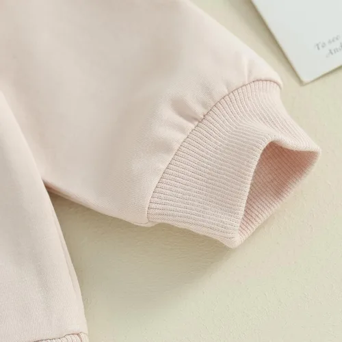 Miniatura 9 de Daddys Girl Toddler Baby Clothes Sweatshirt Pullover Top Jogger Pants Fall Winter Infant 2pcs Outfits