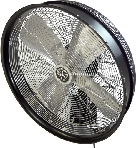 Miniatura 7 de Hydromist Ventilador oscilante de pared para exteriores, control de cable de 3 velocidades, hoja de ventilador de resina dura con soporte de montaje