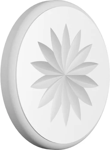 Miniatura 14 de Ekena Millwork ROSP050X050X100GRY11 Roseta estándar con borde redondeado, 5 pulgadas de ancho x 5 pulgadas de alto x 1 pulgadas de alto, PVC