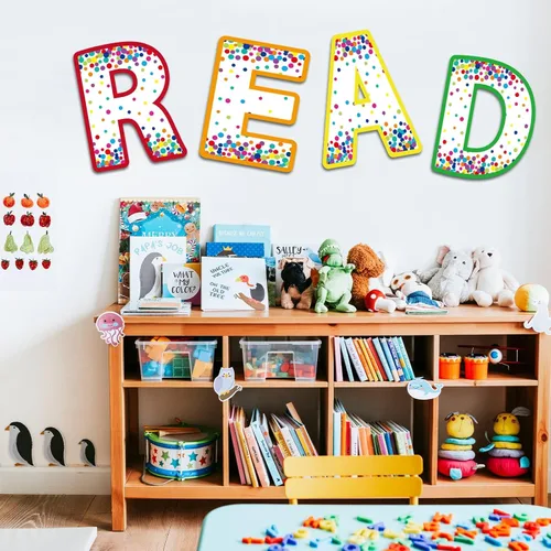 Miniatura 4 de Decoración de Aula Cartel de Lectura para Maestros Tablero de Anuncios y Decoración de Pared para Preescolar, Primaria, Secundaria, Guardería