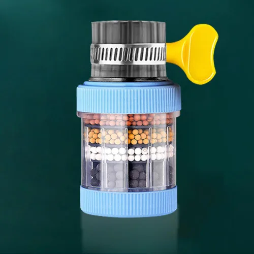 Miniatura 5 de Paquete de 3 filtros de montaje en grifo, purificador de filtro de agua para grifo, filtración de carbón activado, elimina cloro, fluoruro, metales