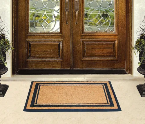 Miniatura 140 de A1HC Tapete para Puerta de Fibra de Coco Natural y Caucho, 30"x48" – Grueso, Duradero, Resistente, Anti-Desprendimiento, Resistente a