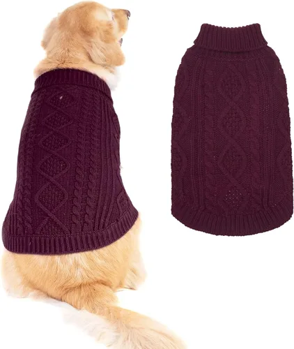 Miniatura 30 de BINGPET Suéter de Punto Térmico para Perros Pequeños, Medianos y Grandes, Abrigo de Invierno para Perros y Gatos, Conjuntos de Sudaderas Cálidas