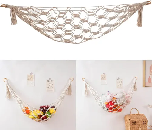 Miniatura 2 de Stuffed Animal Storage Net Or Hammock for Small Animals Or Plushies Plush Toy Storage Holder Stuffed Animal Or Hammock