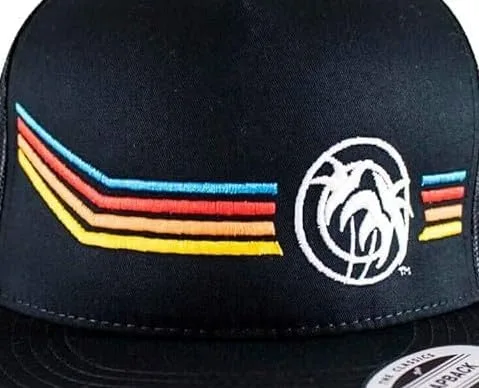 Miniatura 8 de Aquarius Gorra de béisbol unisex con diseño bordado, gorra de béisbol ajustable (negro)
