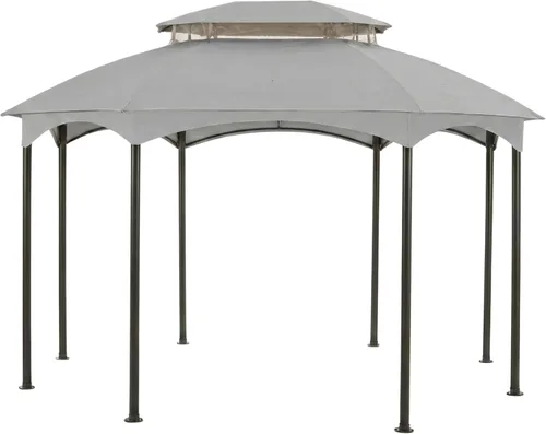 Miniatura 11 de Garden Winds Cubierta superior reforzada RipLock 350 de repuesto compatible con Manhattan 10' x 12' Gazebo Modelo L-GZ1138PST - Beige