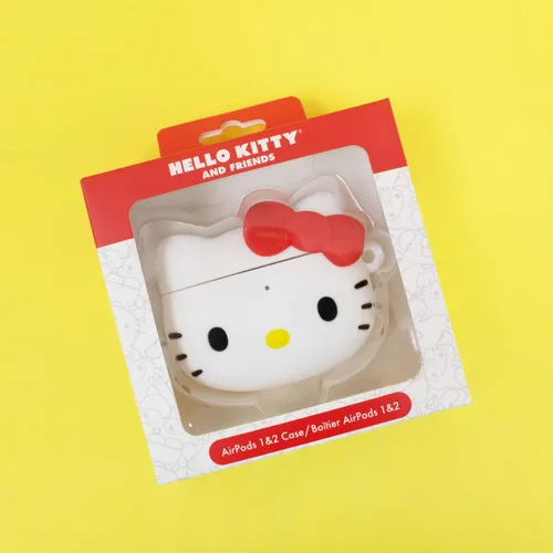 Miniatura 8 de iFace Hello Kitty - Correa de muñeca con cuentas y figura de Hello Kitty AirPods de 1ª/2ª generación con mosquetón