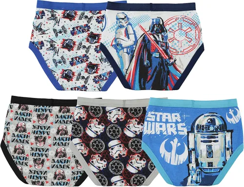 Miniatura 2 de STAR WARS Boys' Big 100% Combed Cotton Poly-Blend Athletic Boxer Briefs in Sizes 4, 6, 8, 10 and 12