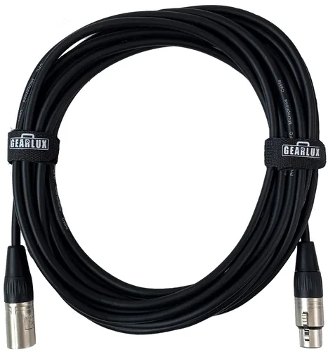 Miniatura 9 de Gearlux – Cable de micrófono XLR, completamente balanceado, macho a hembra, 25 pies - Paquete de 3