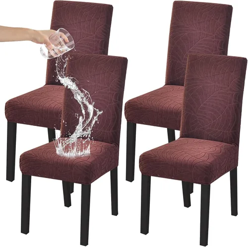 Miniatura 29 de HZDHCLH Juego de 6 fundas grises para sillas Parsons de elastano para comedor, fundas elásticas de elastano para sillas Parsons, fundas de asiento