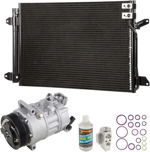 Kit de A/C con compresor de CA condensador y secador para Volkswagen VW Jetta y New Beetle - BuyAutoParts 60-82504R6 Nuevo