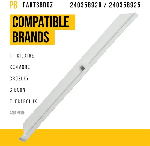 Miniatura 2 de PartsBroz 240358926 240358925 Estante seguro contra derrames – Compatible con Frigidaire Kenmore refrigerador – Reemplaza AP4527268 241730402