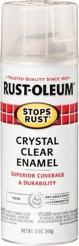 Rust-Oleum - Pintura antióxido en aerosol, 12 onzas, color transparente brillante, modelo 7701830