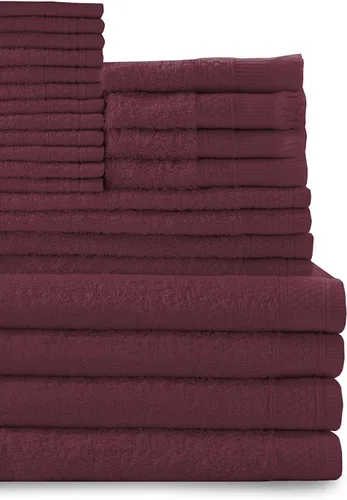 Miniatura 17 de Baltic Linen Juego de toallas de 100 % algodón, 4 toallas de baño, 4 toallas de mano, 4 puntas de los dedos con flecos, 12 toallas pequeñas