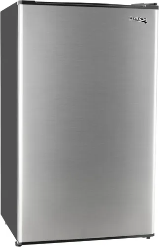 Miniatura 12 de RecPro Refrigerador RV de 3.3 pies cúbicos de 12 V Refrigerador negro con estantes ajustables, almacenamiento en puerta para 18 latas, puerta