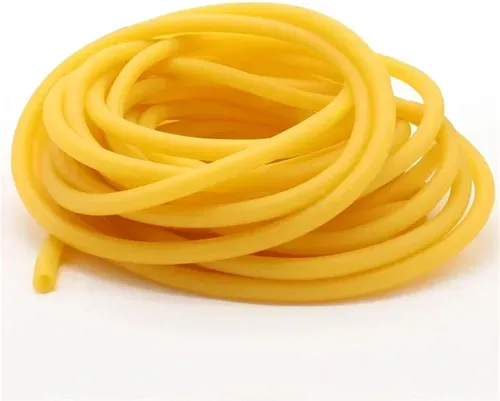 1~10M Yellow Latex Rubber Hoses IDxOD 1.6~10mm High Resilient Tube for Slingshot Catapult Elastic Band(1 meter,ID 3mm x OD 6mm)