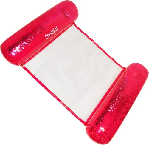 Miniatura 11 de CocoNut Float Hamaca con purpurina para piscina, tumbonas inflables multiusos para adultos, silla de ejercicio y silla de descanso, versátil