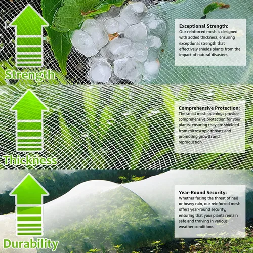 Miniatura 3 de Red de jardín, cubiertas para plantas de 10 x 33 pies, red de protección de malla ultra fina para plantas vegetales, frutas, flores, cultivos