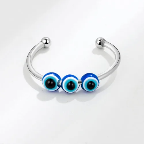 Miniatura 51 de Anillo de plata 925, anillos de plata ajustables para mujer, anillos de pulgar abiertos, anillos de circonio, anillos ajustables, anillos abiertos