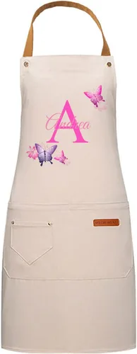 Miniatura 5 de DIY Custom Name & Initial Kitchen Apron for Men & Women
