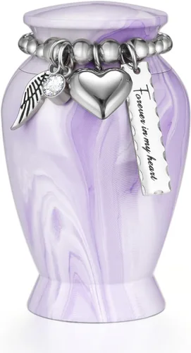 Dletay Urnas pequeñas para cenizas humanas, recuerdo de 2.85 pulgadas, mini urna de cremación conmemorativa para mujeres y hombres, urnas funerarias
