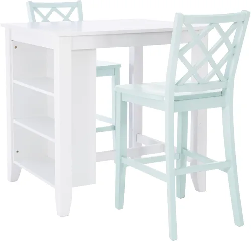 Miniatura 12 de Powell Silla auxiliar de comedor Conolly Blue Graphite