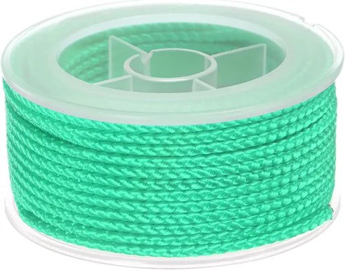Miniatura 12 de HARFINGTON Cordón de hilo de nailon para cuentas de 0.063 in, cuerda de nailon trenzado extrafuerte para manualidades, pulseras, joyería, Negro