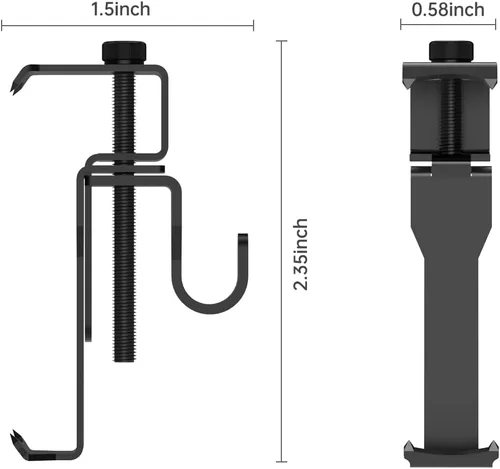 Miniatura 4 de GEZIDEA - Percha de ladrillo, ganchos de ladrillo, clips de ladrillo para colgar fotos al aire libre, sin taladro, agujeros, clavos o tornillos