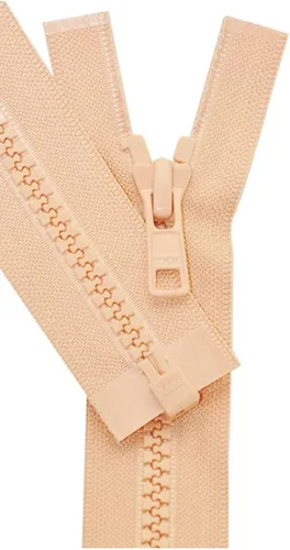 Miniatura 31 de YKK Cremallera Vislon de 22 pulgadas, 5 separadores de plástico moldeado, peso medio por cada uno (color seleccionado) (rosa azafrán - 806)
