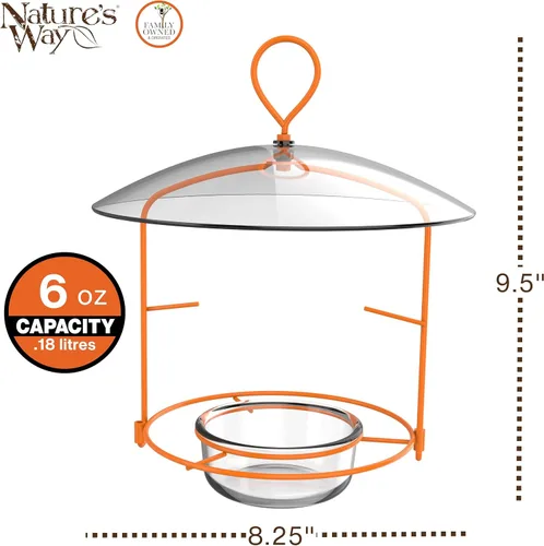 Miniatura 2 de Nature's Way OFP1 Comedero Todo en Uno para Orioles, Naranja