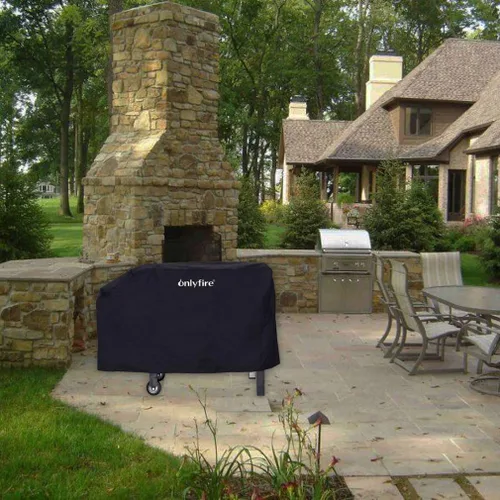 Miniatura 8 de Onlyfire Cubierta de plancha para parrilla Blackstone de 28 pulgadas, 600D resistente a los desgarros, cubierta de parrilla para parrilla Blackstone
