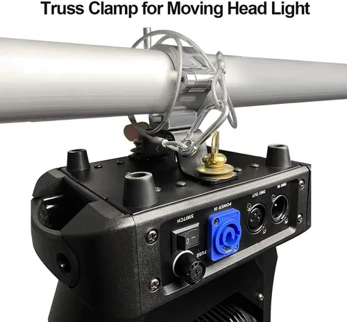 Miniatura 7 de Abrazaderas de luz de aluminio – 8 piezas de alta resistencia 220lb LED par luz de cabeza móvil haz de haz de punto o abrazadera, apto para tubo