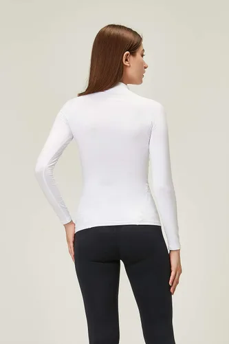 Miniatura 3 de DEVOPS - Paquete de 2 camisas de manga larga térmicas de cuello tortuga para mujer de comprensión, para usar debajo de la ropa