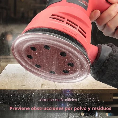 Miniatura 5 de 165 piezas, discos de lija de 5 pulgadas redondos, papel de lija de gancho y bucle para lijadora orbital aleatoria, grano 40 60 80 120 150 240 320