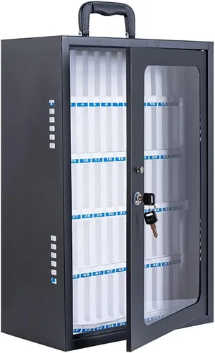 Miniatura 10 de Gabinete de almacenamiento para teléfono celular, caja de seguridad de metal duradera para teléfono móvil, gabinete de almacenamiento para teléfono