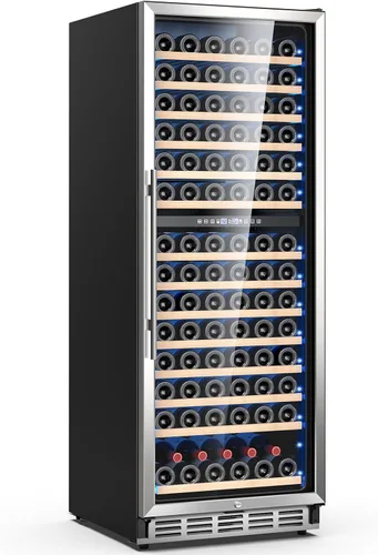 Miniatura 12 de Mojgar Refrigerador de doble cajón bajo mostrador de 24 pulgadas, refrigerador de dos cajones para interiores, refrigerador de bebidas de acero
