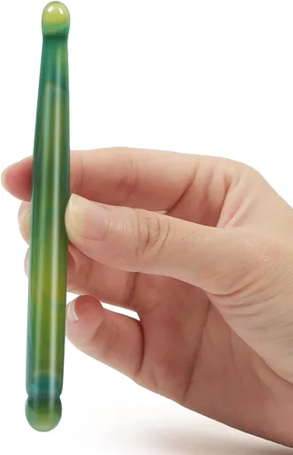 Miniatura 4 de Gua Sha - Bolígrafo de belleza de acupuntura, herramienta de acupresión de jade de aventurina natural, masajeador de punto de activación de tejido