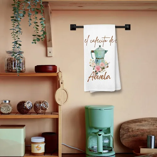 Miniatura 2 de Voatok Abuela Gifts - Toallas de cocina de café, regalos de Abuela para Navidad, cumpleaños de parte de nietos, toallas de mano para el mejor regalo
