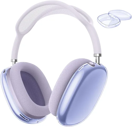 Miniatura 13 de FINTIE Funda para AirPods Max, Funda protectora de TPU suave transparente antiarañazos, Protector de accesorios de silicona transparente
