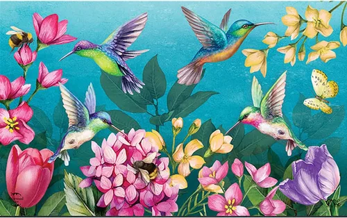 Miniatura 3 de Briarwood Lane Felpudo de colibríes primaverales Colibrí de primavera